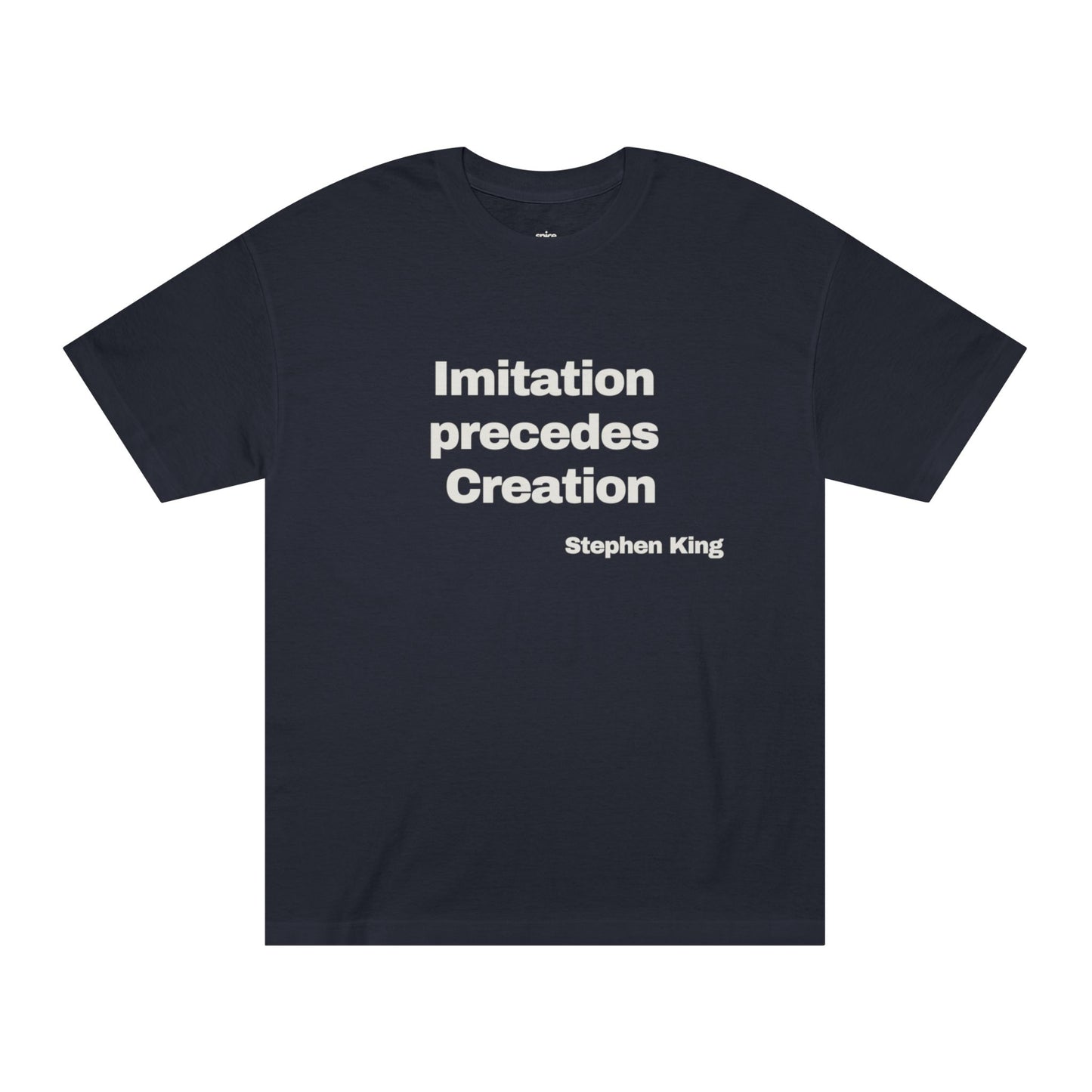 Imitation precedes creation